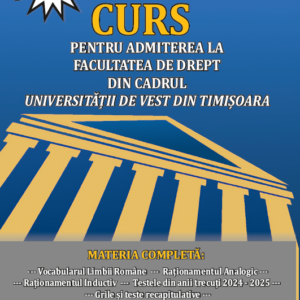 curs admitere drept uvt